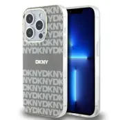 DKNY iPhone 15 Pro Max Mobilskal Magsafe IML Mono&Stripe - Beige