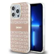 DKNY iPhone 15 Pro Max Mobilskal Magsafe IML Mono&Stripe - Rosa