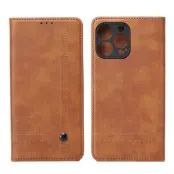 Galaxy A55 5G Plånboksfodral Smart Seam - Brun