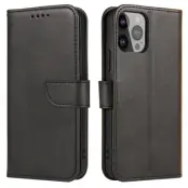 Galaxy S25 Edge Plånboksfodral Magnet med Flap - Svart