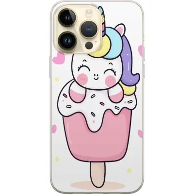 Mobilskal till Apple iPhone 15 Pro Max med Glad enhörning