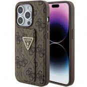 Guess iPhone 15 Pro Max Mobilskal Grip Stand Triangle Strass