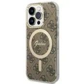 Guess iPhone 15 Pro Max Mobilskal MagSafe IML 4G - Brun
