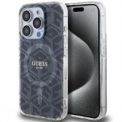 Guess iPhone 15 Pro Max Mobilskal Magsafe IML GCube - Svart