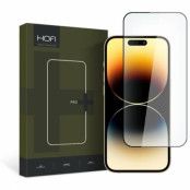 Hofi iPhone 15 Pro Max Härdat Glas Skärmskydd - Svart