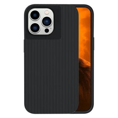 iPhone 15 Mobilskal Aurora Stripes - Svart