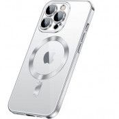 iPhone 15 Plus Mobilskal Magsafe Electroplating - Silver