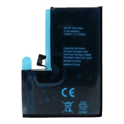 iPhone 15 Pro Max Batteri 4422mAh POLYMER