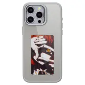 iPhone 15 Pro Max Mobilskal E Ink 4-Color Display Customized - Grå (Grå)