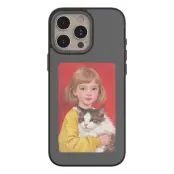 Mobilskal till iPhone 15 Pro Max E-Ink 4''HD 4 Färger NFC (Svart)