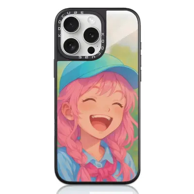 iPhone 15 Pro Max Mobilskal MagSafe Aluminium Silikon (Style F)