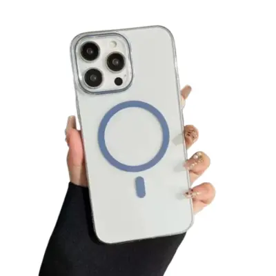 iPhone 15 Pro Max Mobilskal MagSafe Compatible Protective - Blå (Blå)