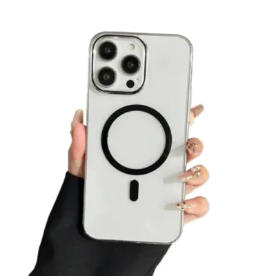 iPhone 15 Pro Max Mobilskal MagSafe Compatible Protective (Svart)