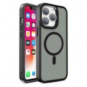 iPhone 15 Pro Max Mobilskal MagSafe Magnetic Matte - Svart