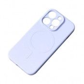 iPhone 15 Pro Max Mobilskal MagSafe Silikon - Ljusblå