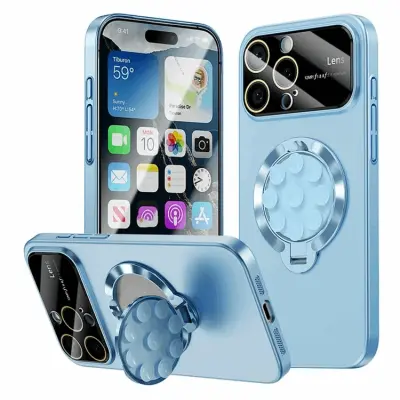 iPhone 15 Pro Max Mobilskal Magsafe Sugkopphållare Kickstand