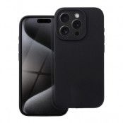iPhone 15 Pro Max Mobilskal Silikon 2mm - Svart