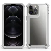 iPhone 15 Pro Max Mobilskal TPU + PC Shockproof - Grå