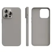 iPhone 15 Pro Max Mobilskal Ultra Thin Silikon - Grå