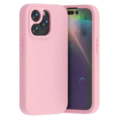 iPhone 15 Pro Max Mobilskal Shockproof EVA - Rosa (Rosa)