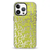 JAUCASE iPhone 15 Pro Max Mobilskal Letters Design Matte - Grön