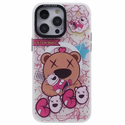 JAUCASE iPhone 15 Pro Max Mobilskal MagSafe - Puppet Bear