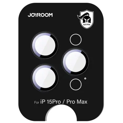 Joyroom iPhone 15 Pro/15 Pro Max Härdat Glas Kameralinsskydd - Graphite