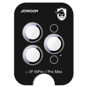 Joyroom iPhone 15 Pro/15 Pro Max Härdat Glas Kameralinsskydd - Silver