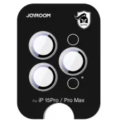 JoyroomiPhone 15 Pro/15 Pro Max Härdat Glas Kameralinsskydd - Titanium