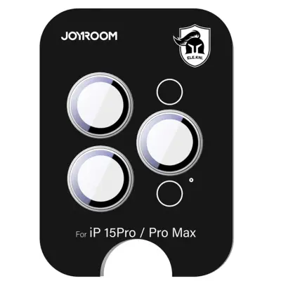 Joyroom iPhone 15 Pro/15 Pro Max Härdat Glas Kameralinsskydd - Titanium
