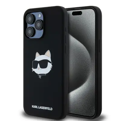 Karl Lagerfeld iPhone 15 Pro Max Mobilskal MagSafe MagSafe Choupette