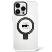 KARL LAGERFELD Mobilskal till iPhone 15 Pro Max MagSafe Ring Stand