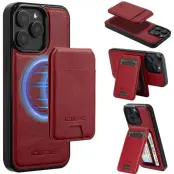LC.IMEEKE L3 iPhone 15 Pro Max Fodral KonstLäder - Röd