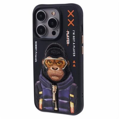 NIMMY iPhone 15 Pro Max Mobilskal Glasses Pet Gen 2 - Gorilla