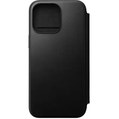 Nomad Modern Leather Folio (iPhone 15 Pro Max) - Ljusbrun