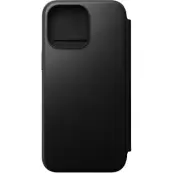 Nomad Modern Leather Folio (iPhone 15 Pro Max) - Ljusbrun