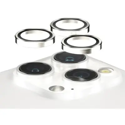 PanzerGlass Hoops Camera Lens Protector (iPhone 15 Pro/15 Pro Max) - Vit