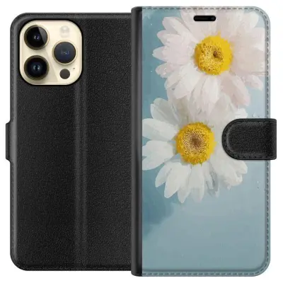 Plånboksfodral till Apple iPhone 15 Pro Max med Sommarblommor