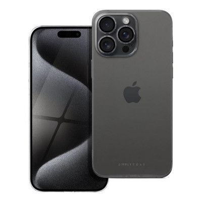 Roar iPhone 15 Pro Max Mobilskal Pure Simple Fit - Transparent