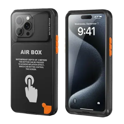 SHELLBOX Air Box Series iPhone 15 Pro Max Fodral Svart