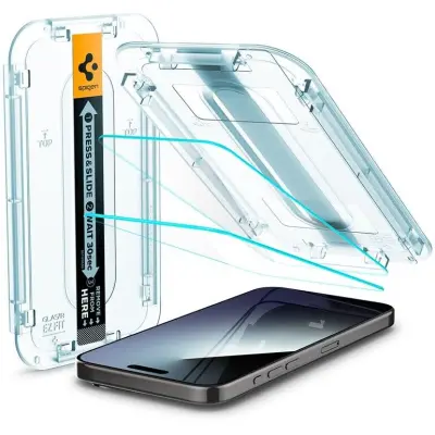 Spigen Glas.tR EZ Fit (iPhone 15 Pro Max)