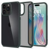 Spigen iPhone 15 Pro Max Mobilskal Ultra Hybrid - Mörkgrön