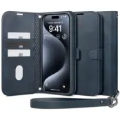 Spigen Wallet S Pro (iPhone 15 Pro Max) - Svart