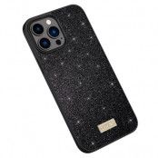 SULADA iPhone 15 Pro Max Mobilskal Glitter Sequins - Svart