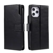 Trolsk Leather Wallet (iPhone 15 Pro Max) - Brun