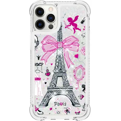 Trolsk Liquid Glitter Case - Paris (iPhone 15 Pro Max)