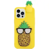 Trolsk Mobilskal Roligt - Ananas (iPhone 15 Pro Max)