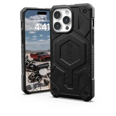 UAG Monarch Pro Case with MagSafe (iPhone 15 Pro Max) - Kolfiber