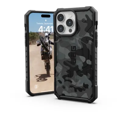 UAG Pathfinder Case SE MagSafe (iPhone 15 Pro Max) - Midnight Camo