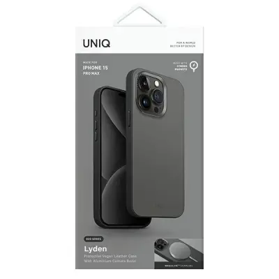 UNIQ iPhone 15 Pro Max Mobilskal MagSafe Lyden DS - Blå-svart